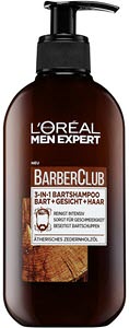 mejores productos para hombre champu barba bigote loreal paris men expert barber club 3 en 1