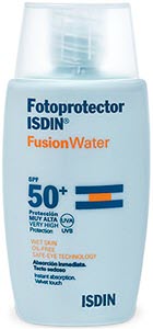 mejores productos para hombre protectores solares isdin fusion water spf50