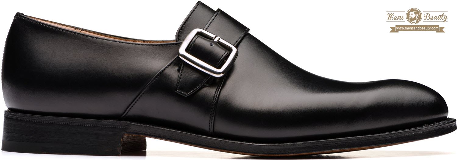 Hombre Zapatos de Zapatos sin cordones de Zapatos con hebilla Zapatos monkstrap Saltby Churchs de Cuero de color Negro para hombre 