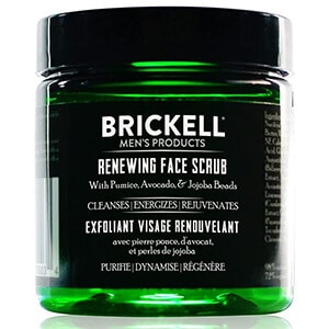 mejores exfoliantes faciales hombre brickell mens products